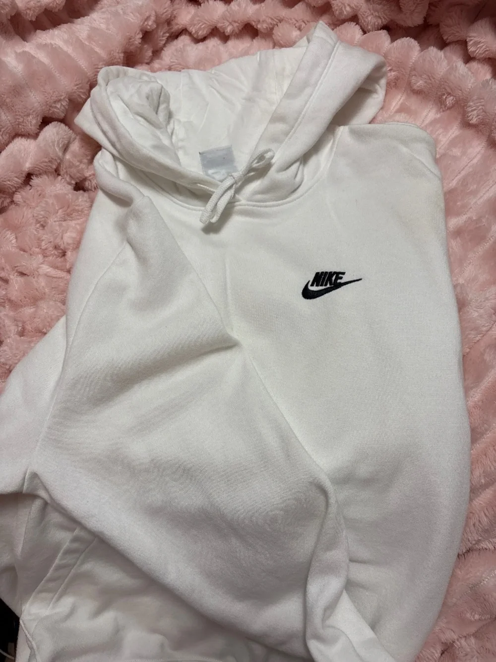 White Nike sweatshirt